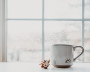 Window and cup