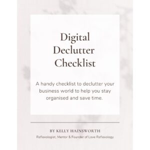Digital Declutter Checklist for Therapists